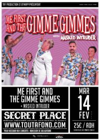 Me First And The Gimme Gimmes + Masked Intruder. Le mardi 14 février 2017 à Saint-Jean-de-Védas. Herault.  20H00